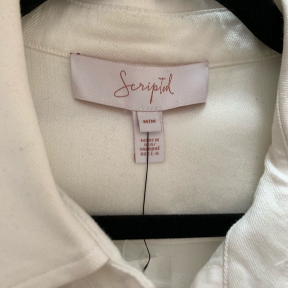 Scripted jean jacket new with tags - Picture 3 of 4